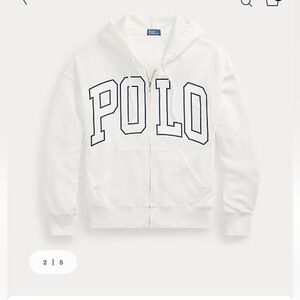 Polo Ralph Lauren White Hoodie